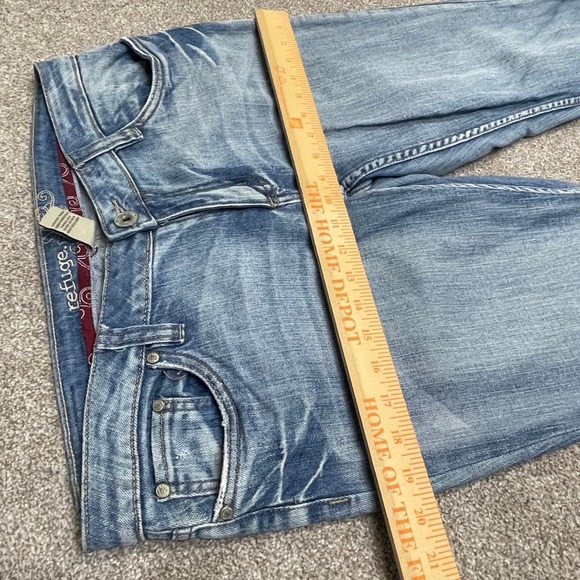 Refuge womens bootcut jeans sz 11R mid rise blue jeans retro Y2K cowgirl rodeo - Picture 8 of 12